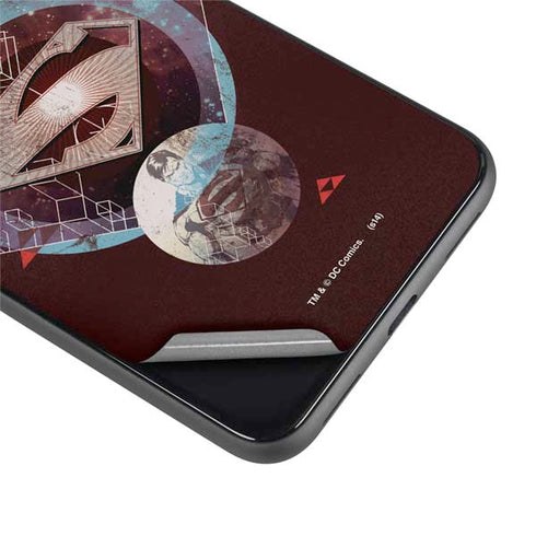 DC Comics Superman Purple Abstract Collage Google Pixel 4 XL Skin